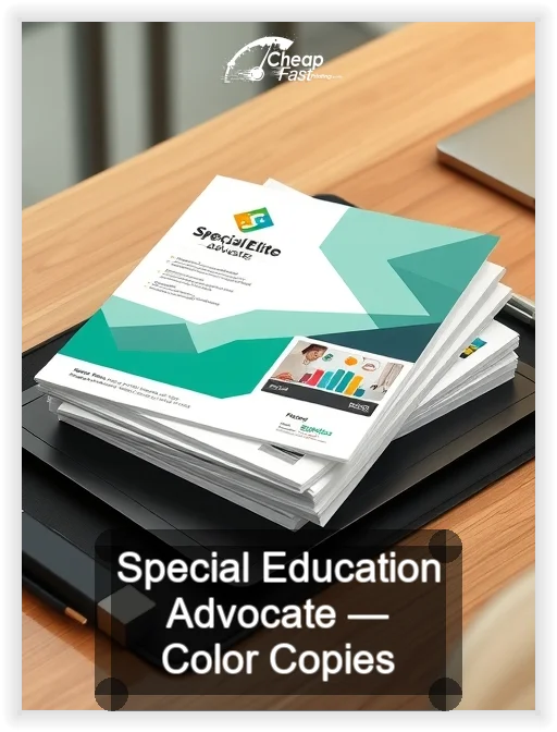 Special Education Advocate business card design sample