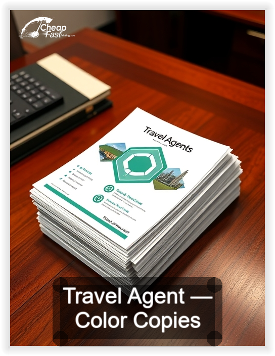Travel Agent business card design sample