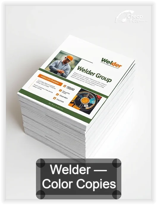 Welder business card design sample