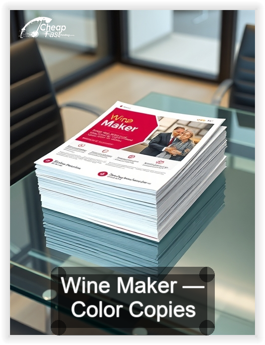 Wine Maker business card design sample
