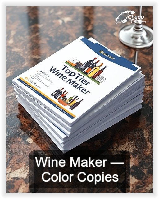 Wine Maker business card design sample