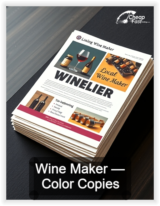 Wine Maker business card design sample