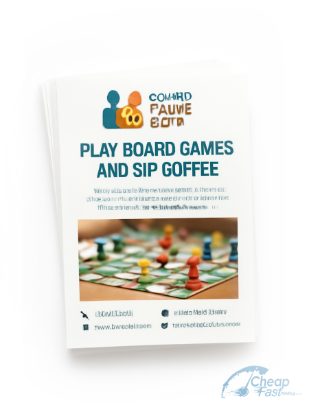 500 Board Game Cafe Owner Color Copies
