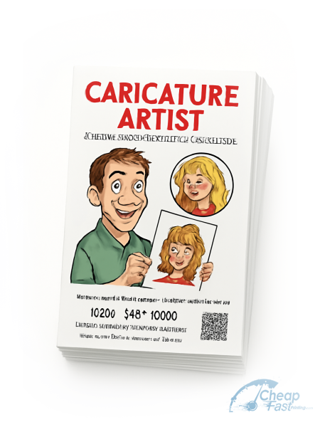 100 Caricature Artist Color Copies