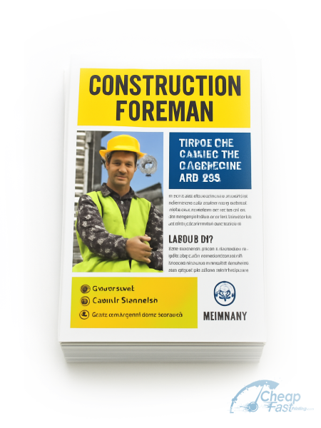 1000 Construction Foreman Color Copies