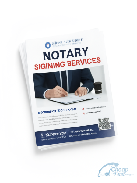 100 Mobile Notary Signing Agent Color Copies