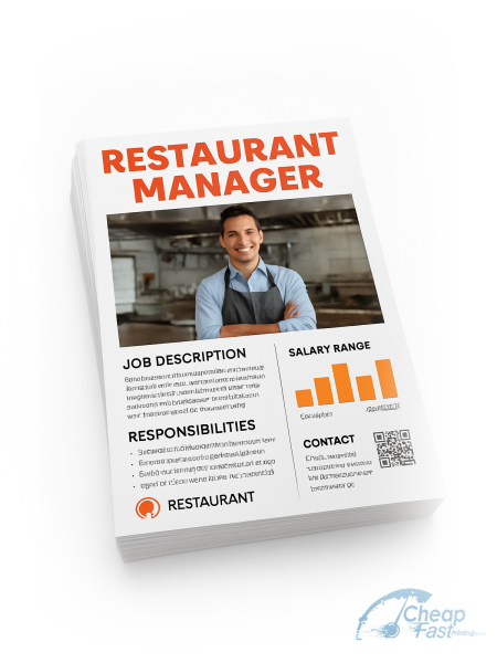1000 Restaurant Manager Color Copies
