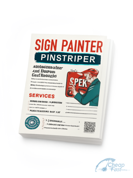 100 Sign Painter Pinstriper Color Copies