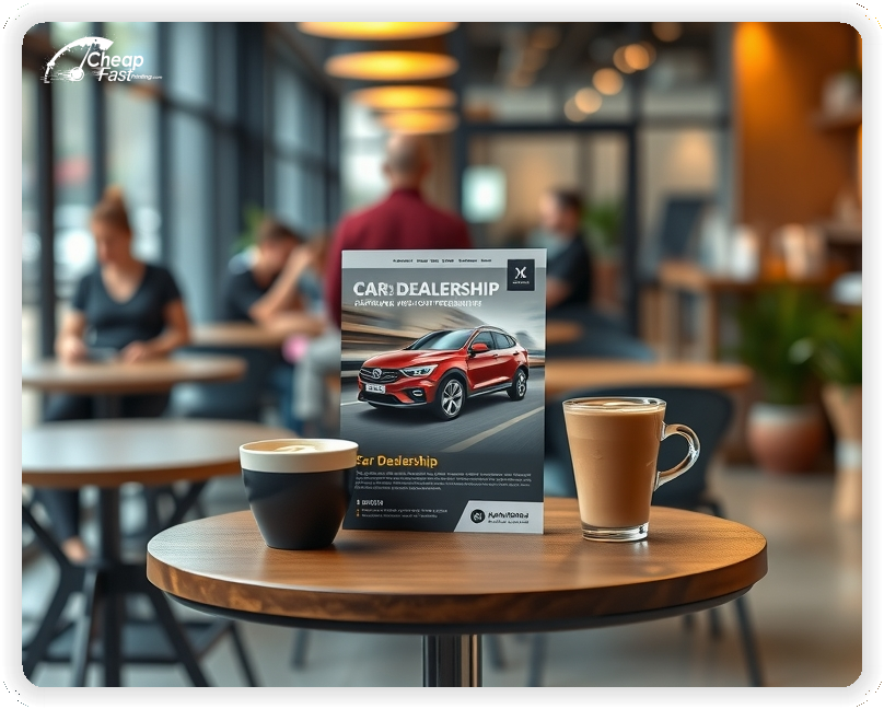 Affordable Car Dealership Pamphlet
