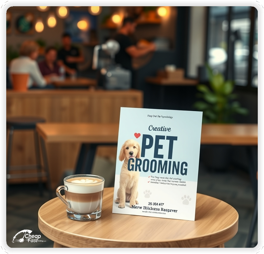 Custom Pet Grooming Advertisement