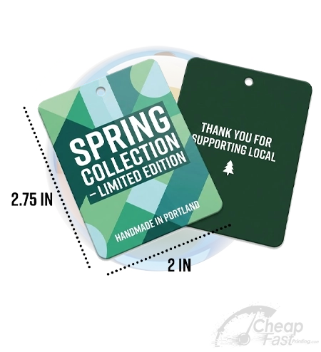 2x2 75 Custom Printed Product Tags Fast Turnaround
