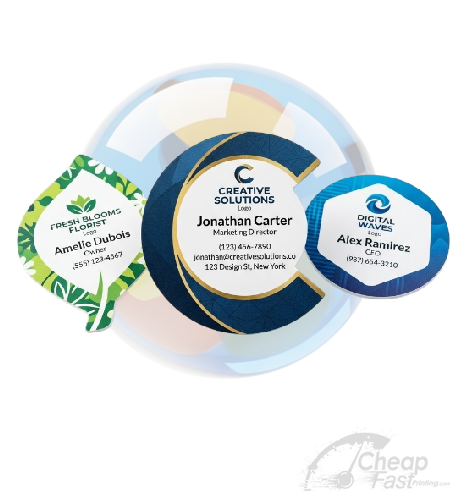 Business Cards Die cut Printing