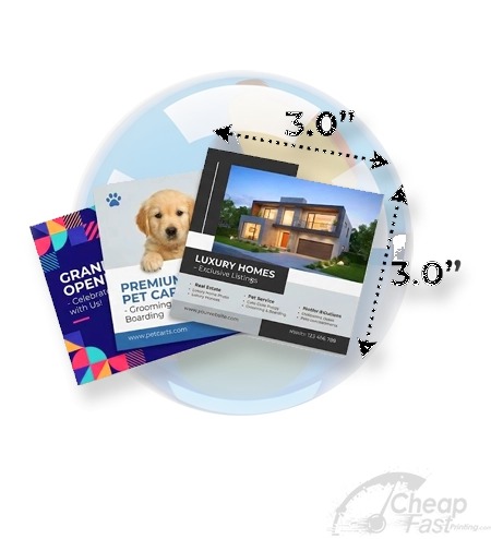 3x3 Micro Square Social Media Insert Cards