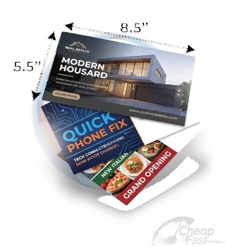 5 5x8 5 Half Page Bulk Mail Marketing Cards