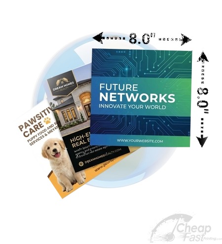 8x8 Giant Square Art Print Mailers