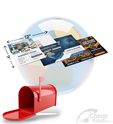 9x12 Giant Dominating Eddm Eligible Flat Mailer