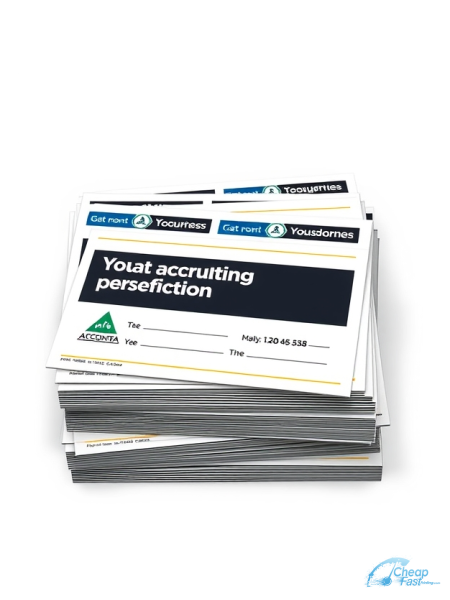 Accountant Cpa 2.75" x 8.5" Postcards printed on premium cardstock