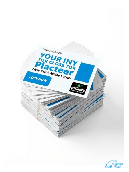 Affiliate Marketer 3" x 3" Postcards printed on premium cardstock