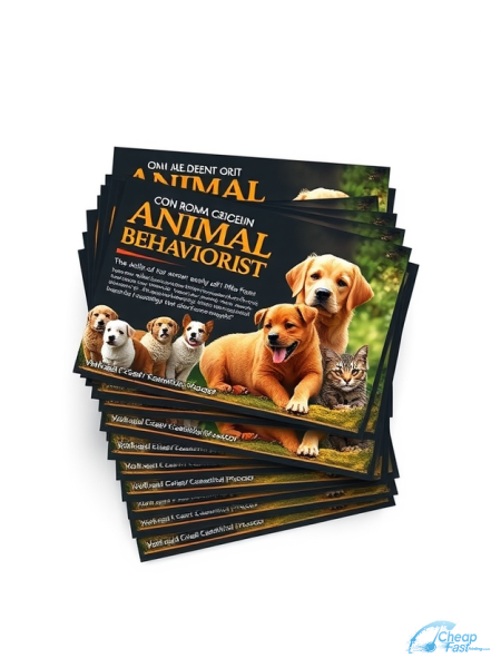 Animal Behaviorist 3.5" x 8.5" Postcards printed on premium cardstock