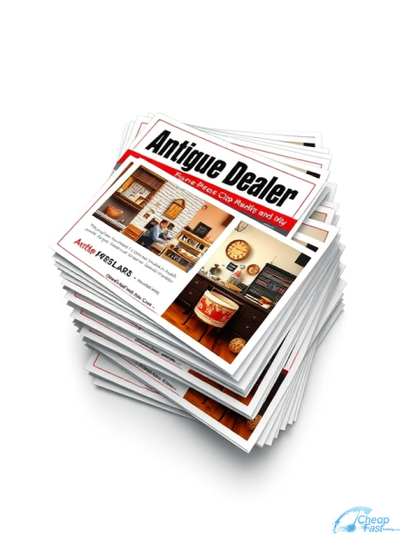 Antique Dealer 4" x 9" Postcards printed on premium cardstock