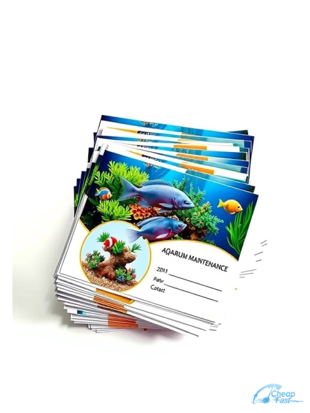 Aquarium Maintenance 4" x 11" EDDM® Postcards printed on premium cardstock