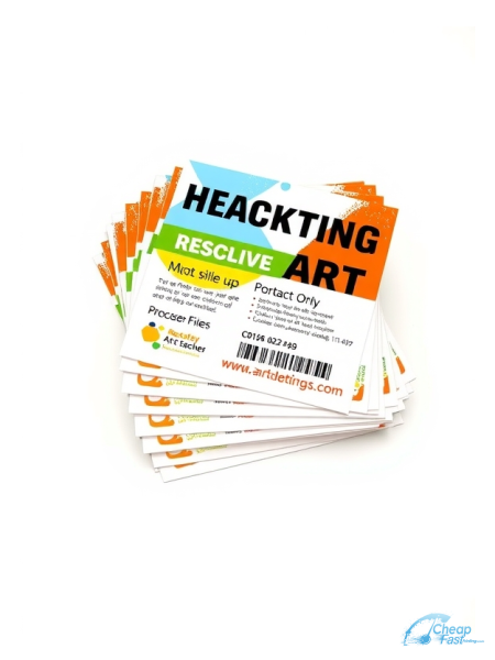 Art Teacher 3" x 3" Postcards printed on premium cardstock