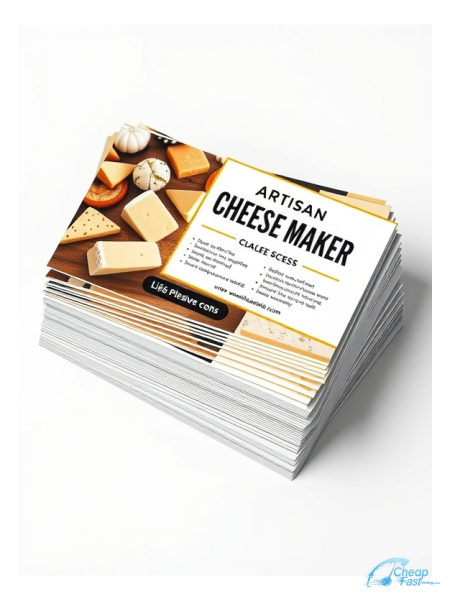 Artisan Cheese Maker 4.5" x 6.5" Postcards printed on premium cardstock