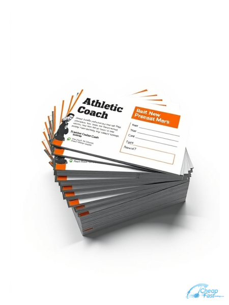 Athletic Coach 3" x 4" Postcards printed on premium cardstock