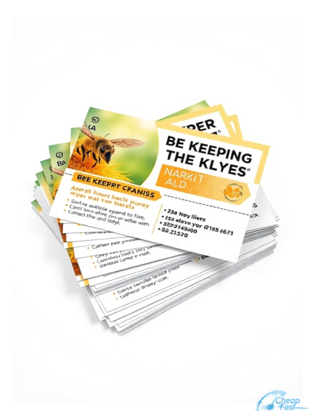 Beekeeper Apiarist 8" x 10" EDDM® Postcards printed on premium cardstock