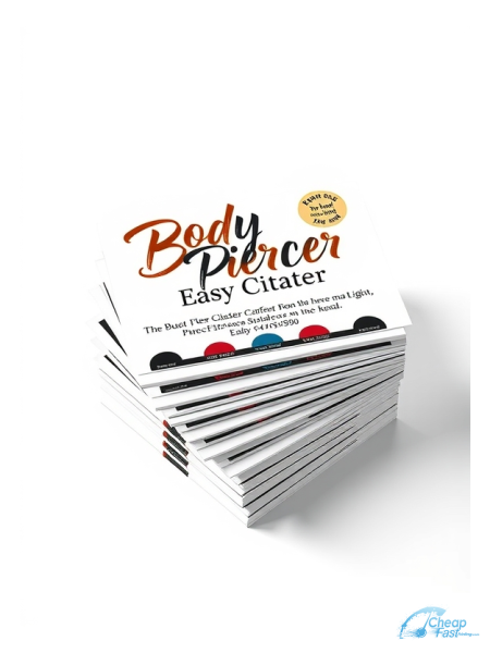 Body Piercer 2.75" x 8.5" Postcards printed on premium cardstock