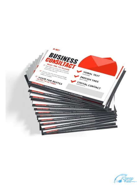 Business Consultant 4" x 11" EDDM® Postcards printed on premium cardstock