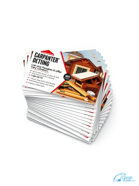 Carpenter 3.5" x 5.5" Postcards printed on premium cardstock
