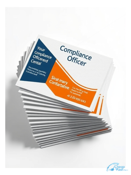 Compliance Officer 3" x 4" Postcards printed on premium cardstock