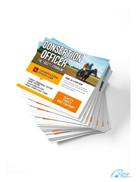 Conservation Officer 3.5" x 6" Postcards printed on premium cardstock