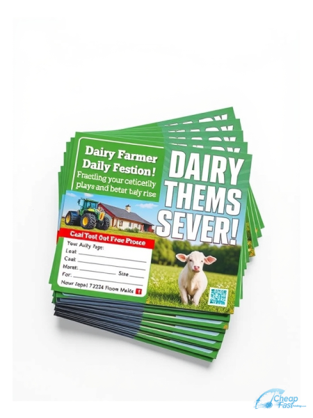 Dairy Farmer 5.5" x 8.5" Postcards printed on premium cardstock