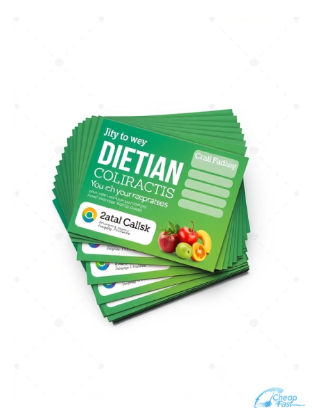 Dietitian 5" x 5" Postcards printed on premium cardstock