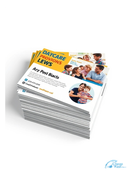 Family Daycare Provider 4.25" x 5.5" Postcards printed on premium cardstock