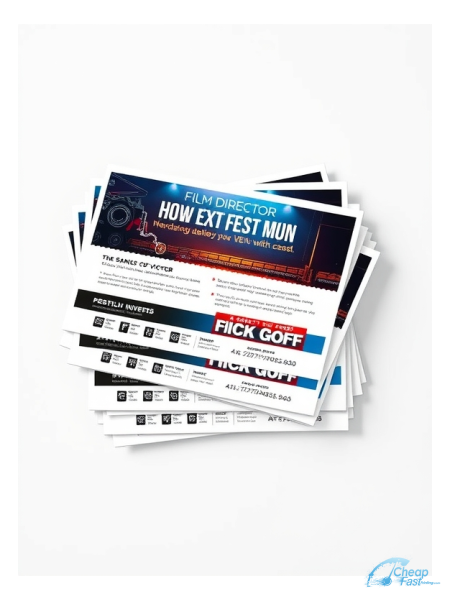 Film Director 5.5" x 8.5" Postcards printed on premium cardstock