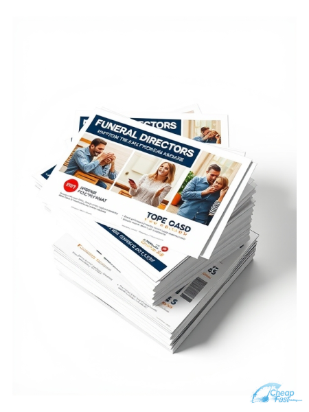 Funeral Director 9" x 12" EDDM® Postcards printed on premium cardstock