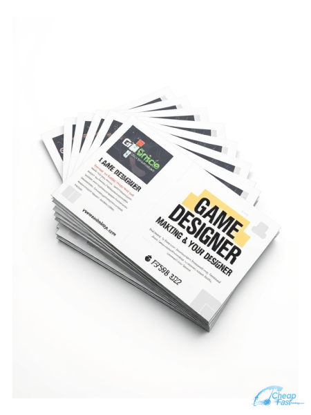 Game Designer 4.25" x 5.5" Postcards printed on premium cardstock