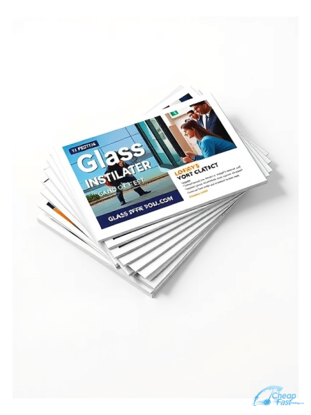 Glass Installer Glazier 3.5" x 5" Postcards printed on premium cardstock