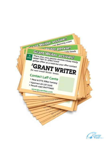 Grant Writer 3.5" x 5" Postcards printed on premium cardstock