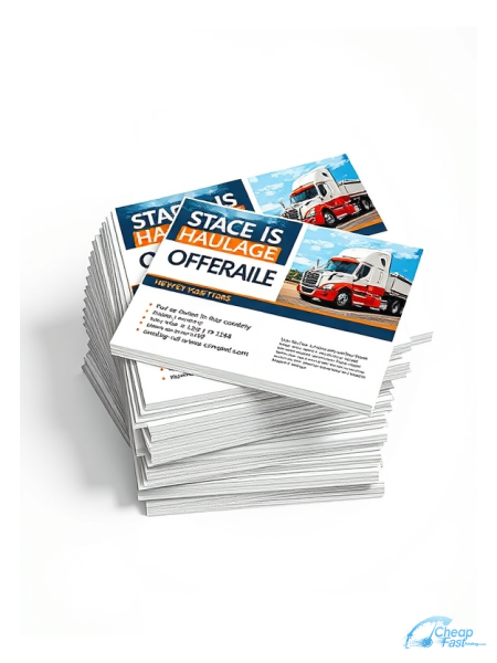 Heavy Haulage Operator 4.5" x 4.5" Postcards printed on premium cardstock