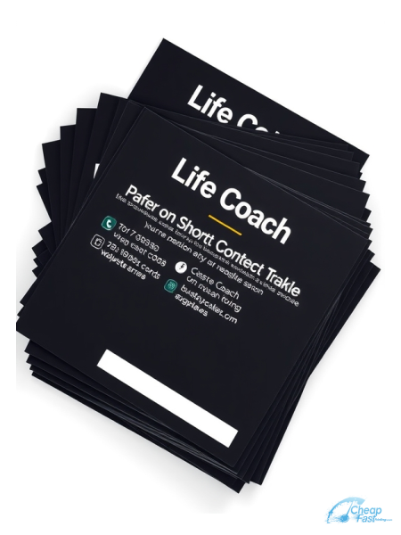 Life Coach 5" x 7" Postcards printed on premium cardstock