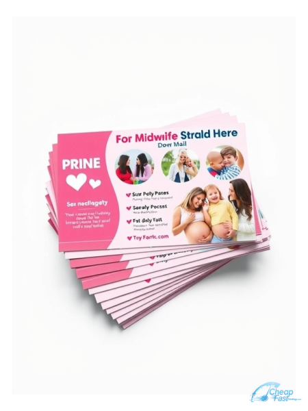Midwife 4.5" x 6.5" Postcards printed on premium cardstock
