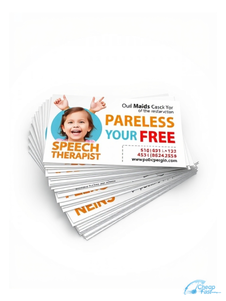 Pediatric Speech Therapist 4.5" x 6.5" Postcards printed on premium cardstock