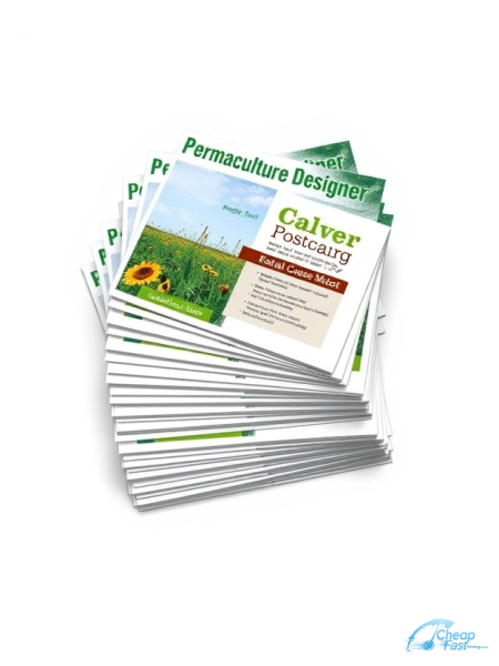 Permaculture Designer 6.5" x 9" EDDM® Postcards printed on premium cardstock