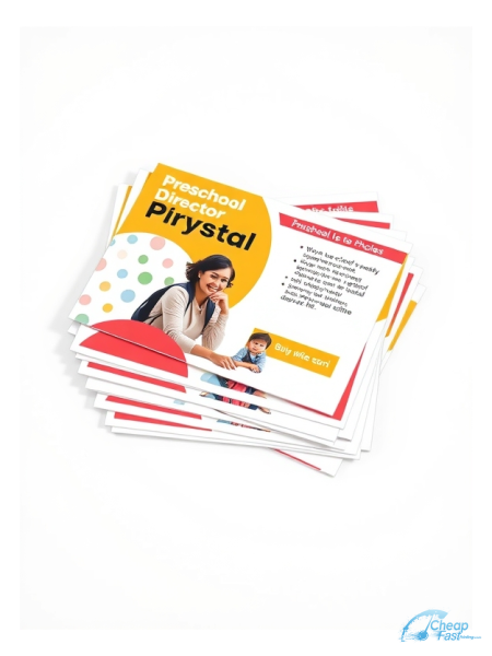 Preschool Director 6.5" x 9" EDDM® Postcards printed on premium cardstock