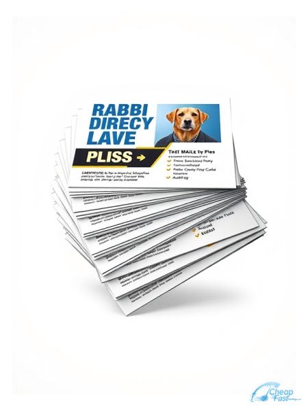 Rabbi 3" x 3" Postcards printed on premium cardstock