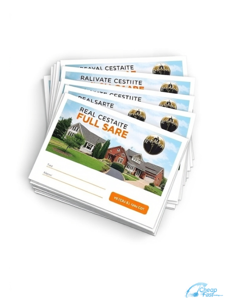 Real Estate Agent 3.5" x 5" Postcards printed on premium cardstock
